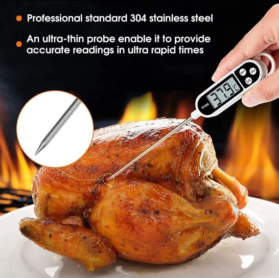 Термометр кухонный цифровой электронный электронный со щупом для мяса Bodasan TP300 | Зображення 5