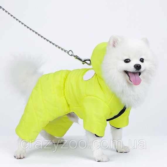 Комбинезон для собак и котов EcoToys Lemon S лимонный A: 24 см B: 32 см C: 28 см 6988 | Зображення 3