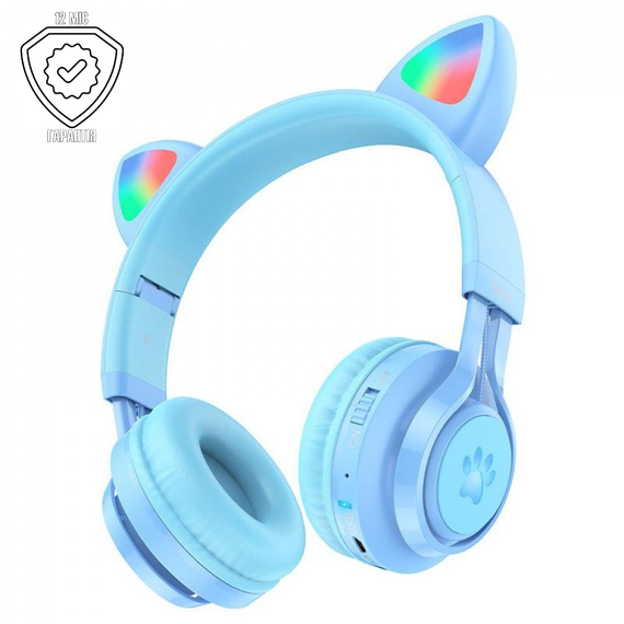 Бездротові навушники Hoco W39 Cat Ear tooth, безпровідні навушники з котячими вушками