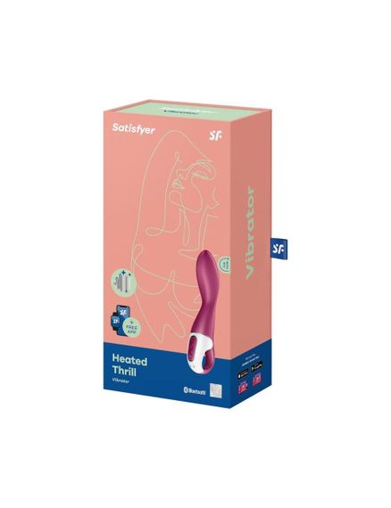 Смарт вібратор точки G Satisfyer Heated Thrill з функцією підігріву – Технологія інтимних насолод на новому рівні | Зображення 4