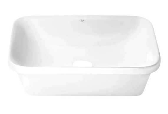 Комплект Qtap Scorpio: Раковина врізна прямокутна 510х390х145 мм White + Донний клапан PU02 (QT1411K490WN47290) | Зображення 6