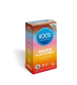 Презервативи 12 SZT. EXS MIX FLAVOURED