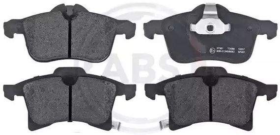 Колодки передні гальмівні Combo 01-/Astra H(ATE) (ABS 37361), ABS (37361) | Зображення 3