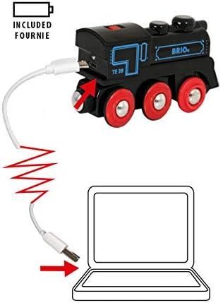 Моторизований поїзд BRIO World 33599 з акумулятором і USB-кабелем | Зображення 5
