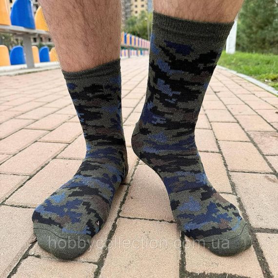 Шкарпетки чоловічі високі 1 пара "Камуфляж" 40-45 р бавовняні | Зображення 3