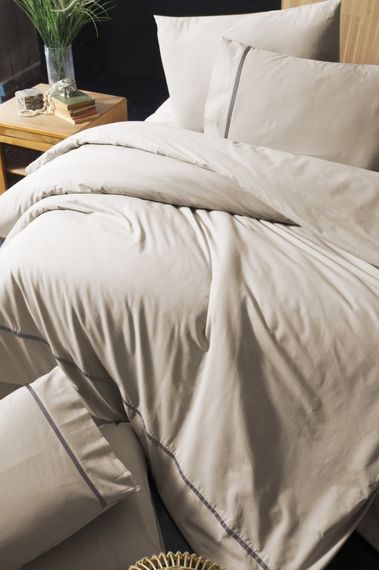 Постельное белье First Choice Ranforce Deluxe 200 х 220 см Alisa Ekru | Зображення 1