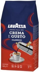 Кофе в зернах Lavazza Crema e Gusto Classico, 1 кг (30% арабика / рабуста 70%)