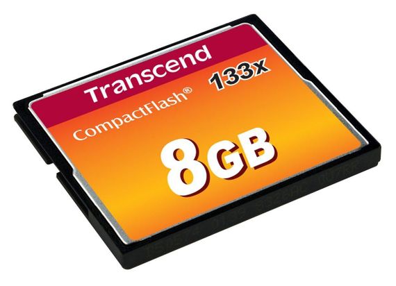 Карта памяти Transcend  8GB CF 133X (TS8GCF133) | Зображення 1