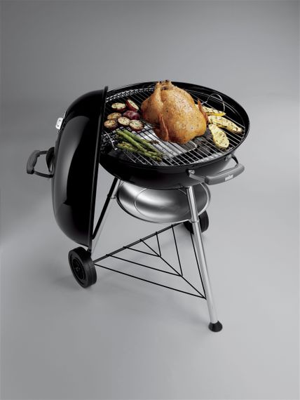 Вугільний гриль Weber Compact Kettle 57 см, чорний | Зображення 2