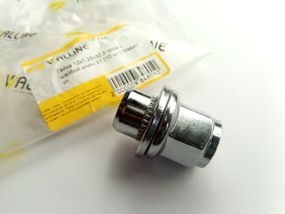 Гайка колеса М12х37,5х1,25 хром/з шайбою/ключ 21 (NISSAN)