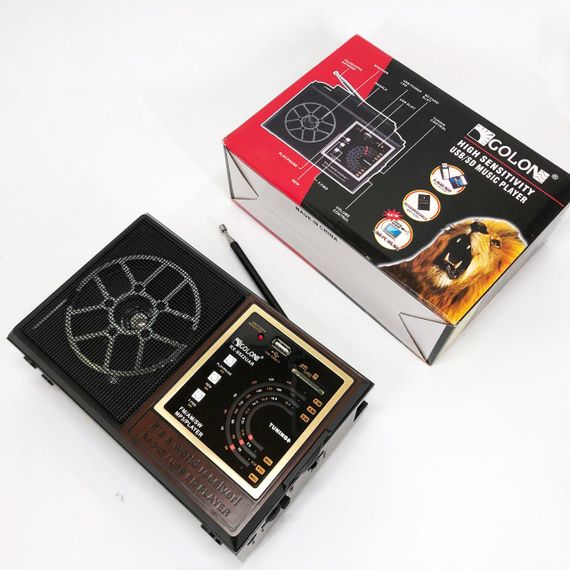 Радиоприемник с хорошим качеством приема GOLON RX-9922UAR, Плеер мп3 с радио фм, Радио в стиле ретро JN-30 | Зображення 5