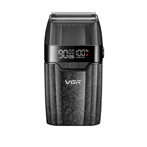 Бритва VGR V 640 S Black / Шейвер мужской профессиональный / Электробритва аккумуляторная черная | Зображення 4