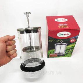 Френч-пресс из хорошего материала Con, Заварник для трав, Домашний френч-пресс, Стеклянный заварник LV-60