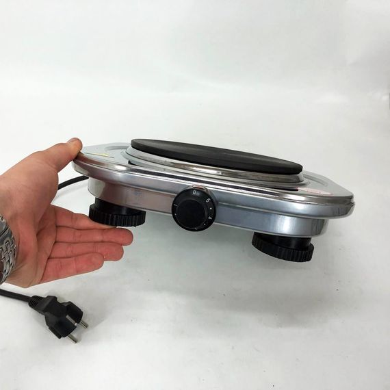 Настільна електроплита, Дискова плита для дому, Електричні плити кухонні, Плита переносна для дому KU-12 | Зображення 6