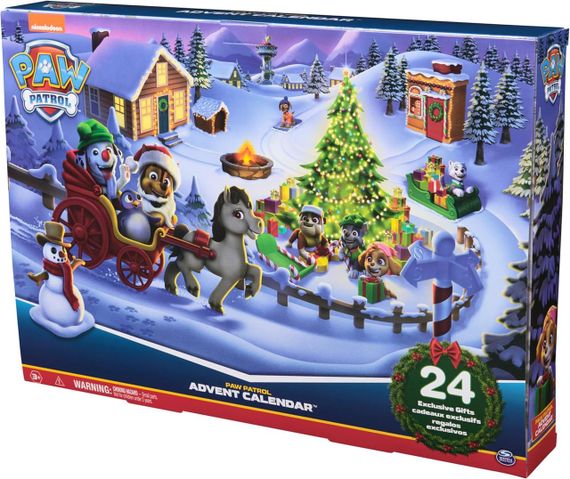 Адвент календарь Щенячий патруль 2024 Paw Patrol Advent Calendar Подарочный праздничный набор | Зображення 4