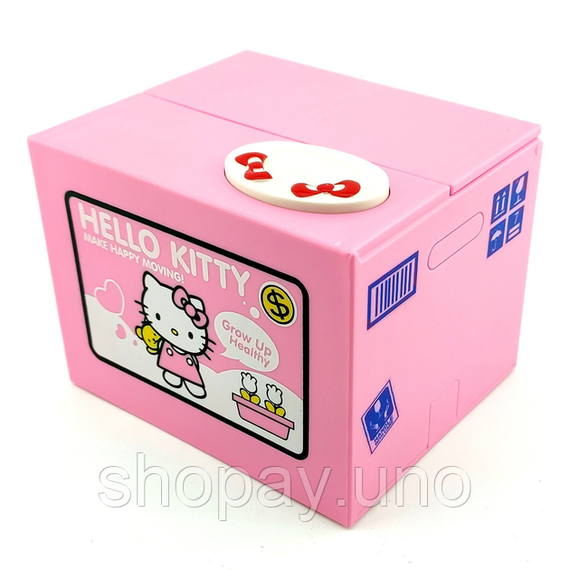 Интерактивная копилка Hello Kitty Piggy Banк розовый | Зображення 2