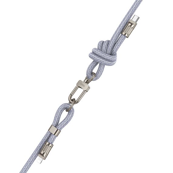 Дата кабель-шнурок Hoco GH7 Elegant Type-C to Lightning (1.8m) Denim Blue | Зображення 2