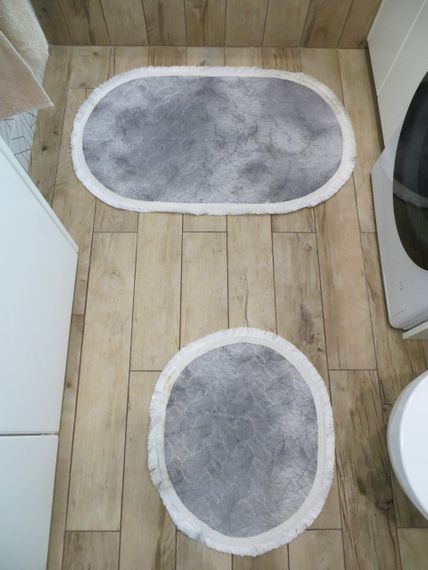 Набір килимків для ванної кімнати, 2 шт, Carpet One Туреччина | Зображення 1