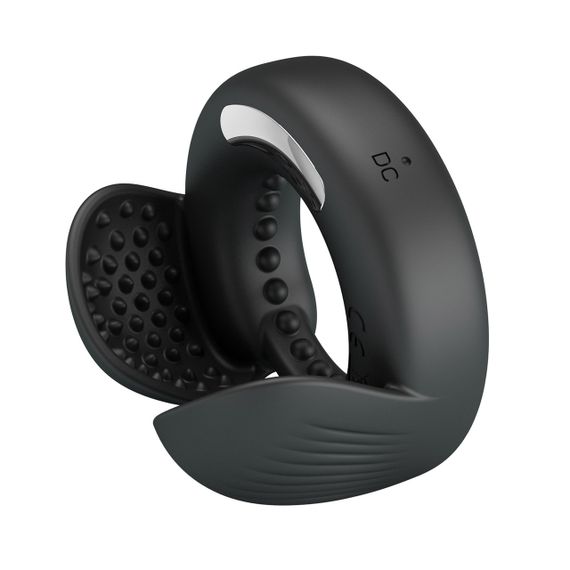 Виброкольцо PRETTY LOVE Quentin Vibrating Silicone Cock Ring sexstyle | Зображення 9