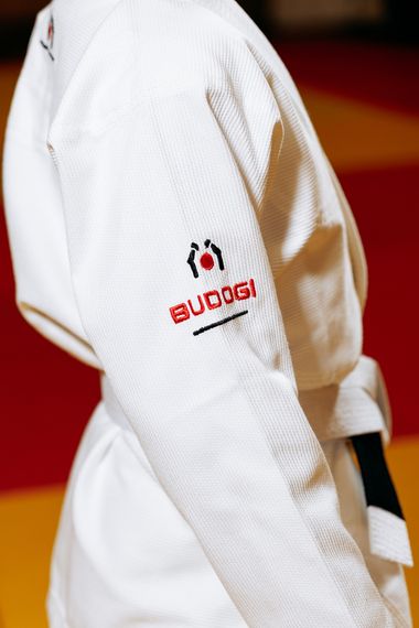 Біле дитяче кімоно для хлопчиків, джиу-джитсу, TM BUDOGI, зріст 130 см, щільність 350 гр/м.кв. | Зображення 3