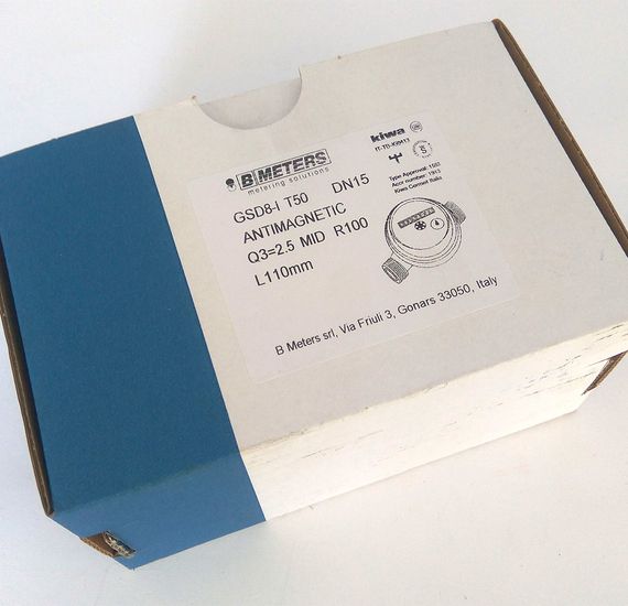Лічильник холодної води B METERS Ø1/2" 110мм  Italy 1/40 | Зображення 4