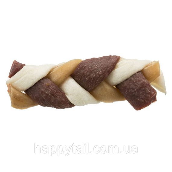 Ласощі Trixie Denta Fun Braided Stick для собак косички жувальні з яловичиною 12 см 1 шт 85 г | Зображення 1
