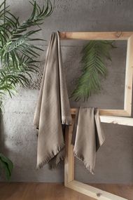 Набір рушників First Choice Jacquard Peshtery Set 2 шт, Kaia Коричневий
