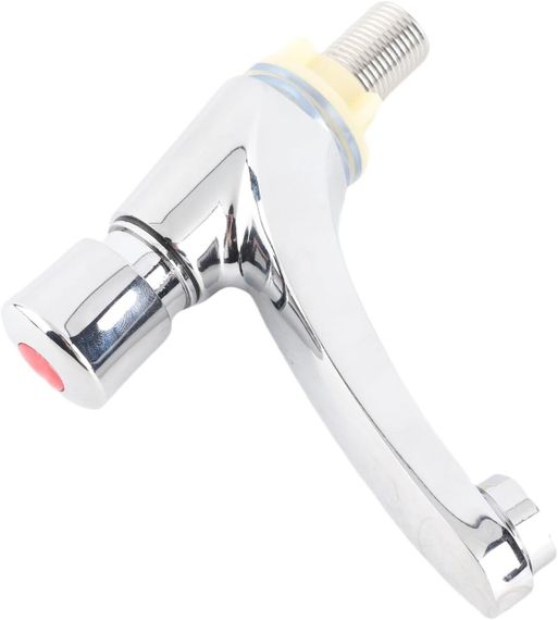 Змішувач для раковини із затримкою часу, автоматичний з таймером авто-закривання для економії води, хромований, латунь | Зображення 5