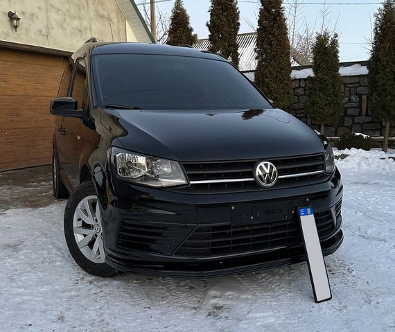 Передня лип накладка (ABS) для Volkswagen Caddy 2015-2020 рр | Зображення 5