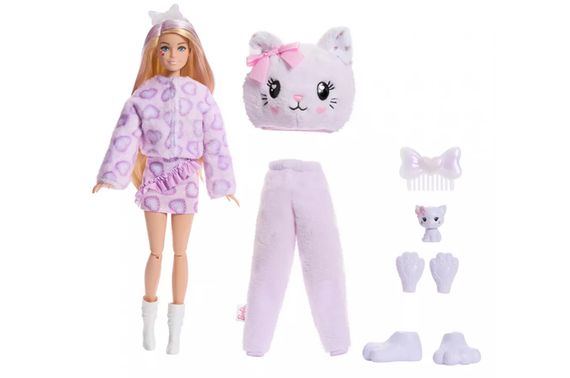 Лялька Barbie JJP64 "Cutie Reveal" серії "Милі бантики" – кошеня | Зображення 4