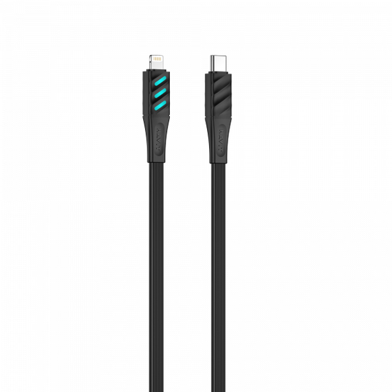 Кабель USB-C - Lightning HAVIT HV-CB6255 PD30W 1м з LED індикатором | Зображення 2