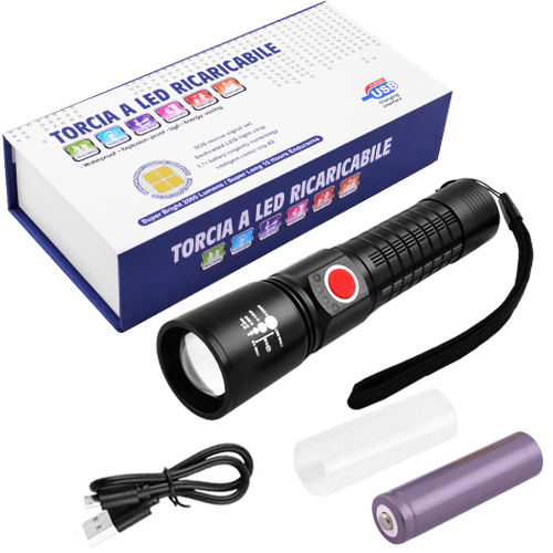 Сверх яркий фонарь Small Sun P520 со светодиодом HP50, АКБ, zoom, индикация заряда. | Зображення 1