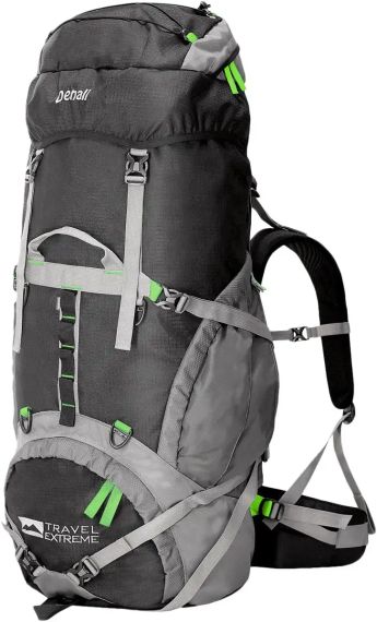 Рюкзак Travel Extreme TE Denali 70L Black + green