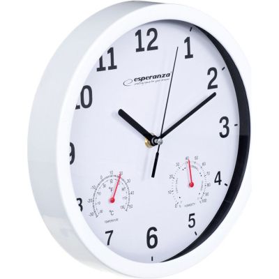 Настінний годинник Esperanza Wall Clock Lyon 25см White (EHC016W) | Зображення 1