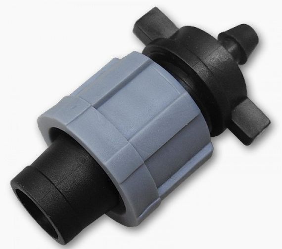 Конектор-з'єднувач Bradas для трубки 6 мм 25 шт