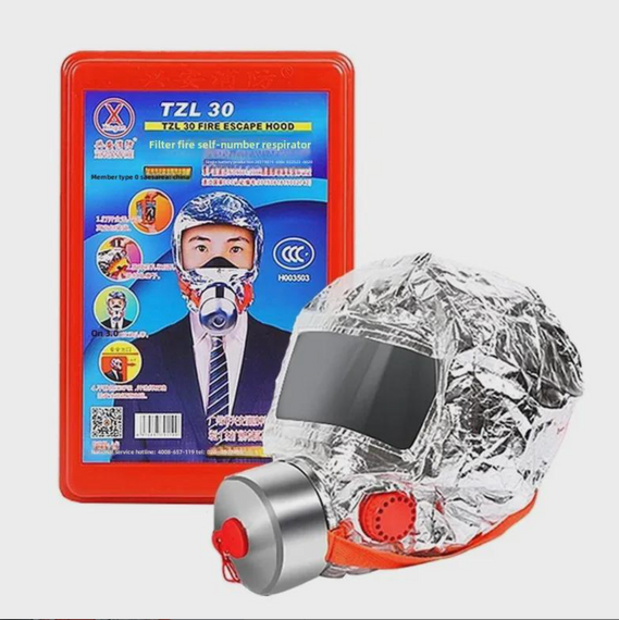Экстренный защитный противогаз TZL-30 для детей и взрослых ∙ Противогаз Fire Mask TZL-30 | Зображення 2