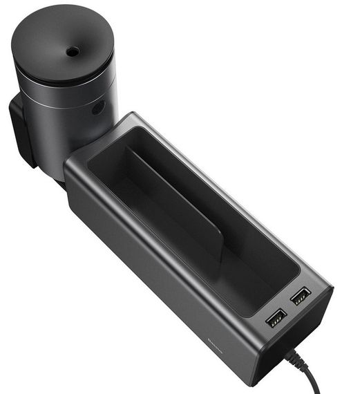 Автомобильный органайзер Baseus Deluxe Metal Armrest Console Organized CRCWH-A01 2 USB 5V/2A Черный | Зображення 6