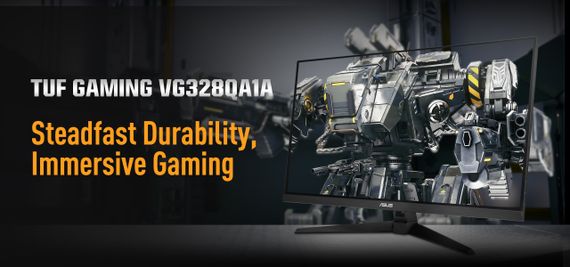 Монітор Asus 31.5&quot; TUF Gaming VG328QA1A 2xHDMI 90LM08R0-B01E70 | Зображення 1