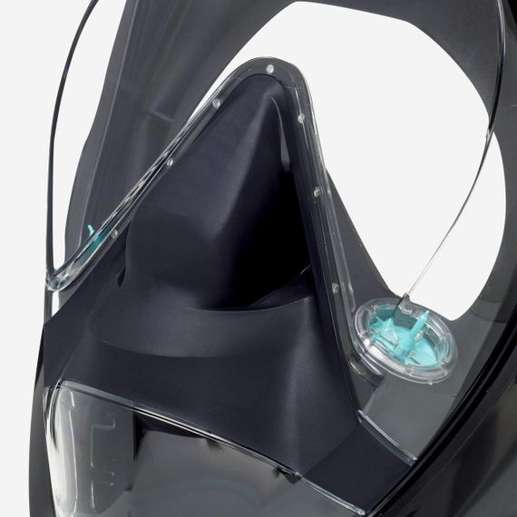 Маска Easybreath 900 для снорклінгу для дорослих чорна - M/L | Зображення 4