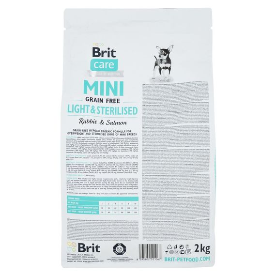 Корм сухий Brit Care Grain Free Mini Light and Sterilised для дорослих собак дрібних порід з зайвою вагою чи стерилізованих | Зображення 2