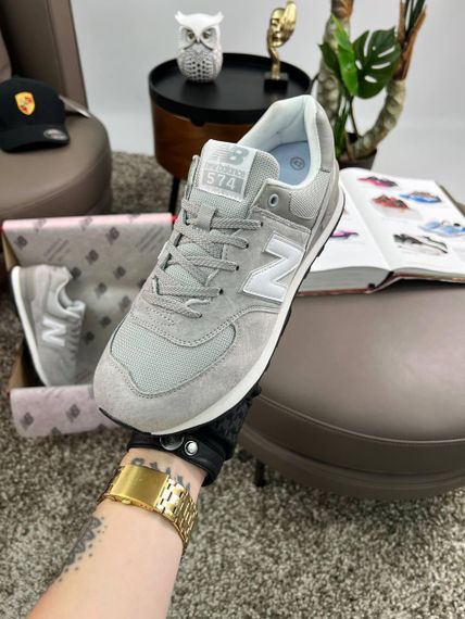 Мужские кроссовки New 574 Light Grey Динаміка твого стилю весна / літо / осінь A4174 44 28 см | Зображення 4