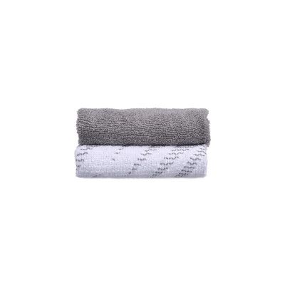Полотенце Ardesto набор кухонных SuperSoft махровый серый, 2х40х60 см, 100% хлопок (ART4060NS) | Зображення 4