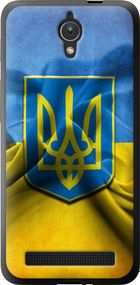 Чехол на Asus ZenFone C ZC451CG Флаг и герб Украины 1 "375u-181-17620"