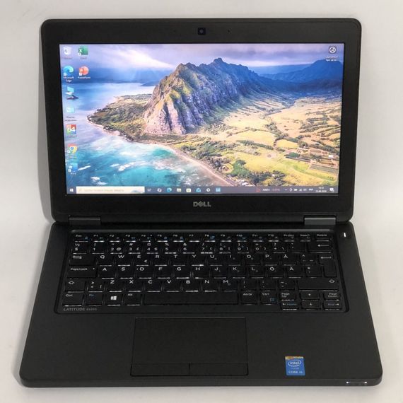 Нетбук Dell Latitude E5250 / 12.5" (1366x768) TN / Intel Core i5-4310U (2 (4) ядра по 2.0 - 3.0 GHz) / 8 GB DDR3 / 120 GB SSD / Intel HD Graphics 4400 / WebCam / Win 10 Pro б/в | Зображення 1