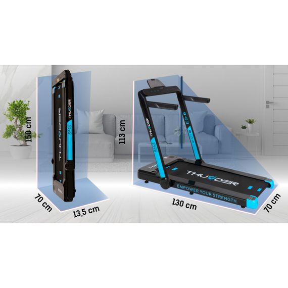 Беговая дорожка THUNDER Race Black | Зображення 9