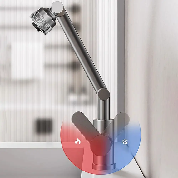 Смеситель для кухни под фильтр с гибким сливом faucet AND938 | Зображення 3