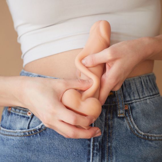 Реалістичний фалоімітатор Strap-On-Me Sliding Skin Realistic Dildo Vanille L, ефект рухливої шкіри | Зображення 4