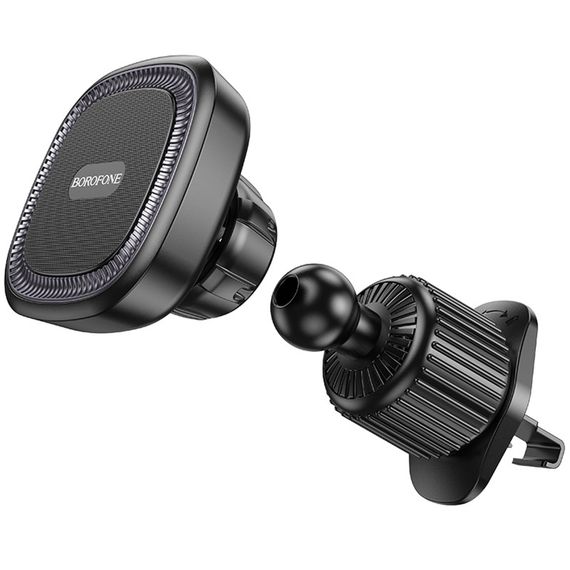 Автотримач Borofone BH96 NT Ice ring magnetic (air outlet) Black / Gray | Зображення 4