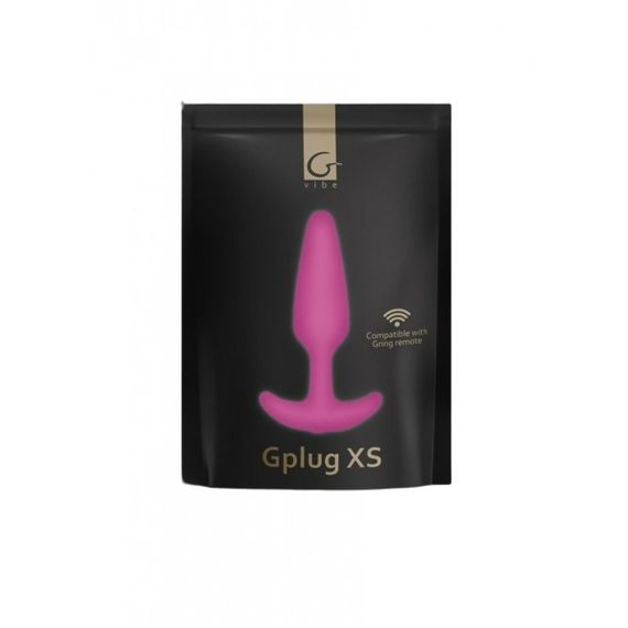 Анальна пробка з вібрацією XS Gplug Gvibe, рожева, 7 х 2 см sexstyle | Зображення 6