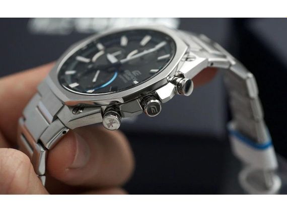 Сталеві чоловічі кварцові наручні годинники Casio оригінал Японія Edifice EQB-1100D-1AER зі сталевим браслетом | Зображення 3